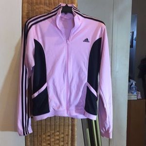 🆕 Old School Baby pink Adidas Track jacket S/M
